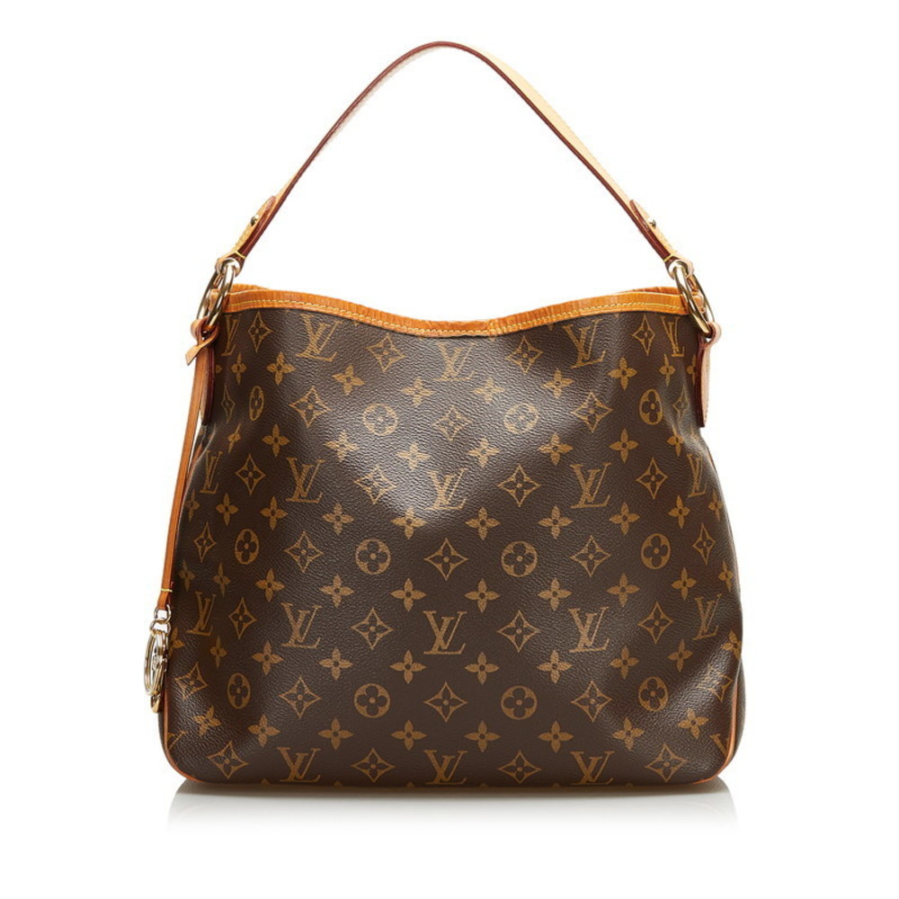 Louis Vuitton Monogram Delightful Pm Shoulder Bag Brown PCV Leather